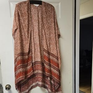 Women's Patterned Kimono Cardigan